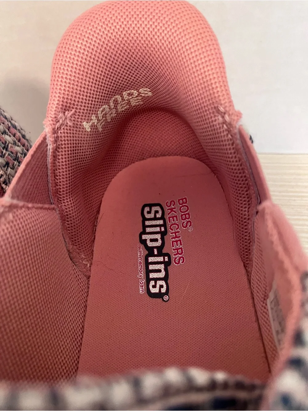 Skechers Slip-ins: BOBS Skip Cute August Air Pink Sz 8 Excellent